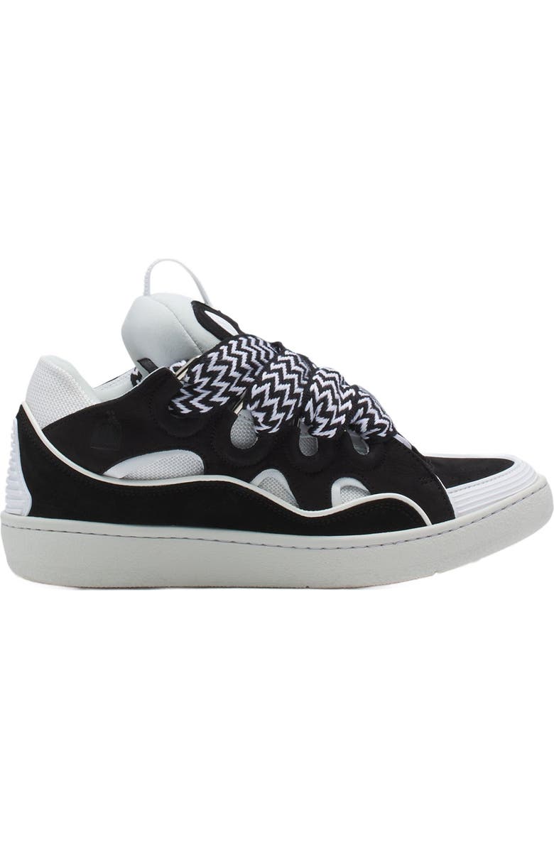 Lanvin LEATHER CURB SNEAKERS, Main, color,