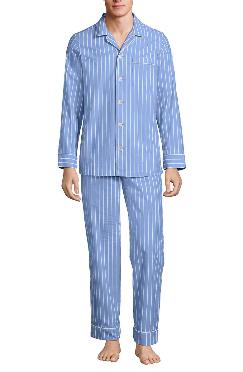 Lands' End Long Sleeve Essential Pajama Set, Alternate, color, 