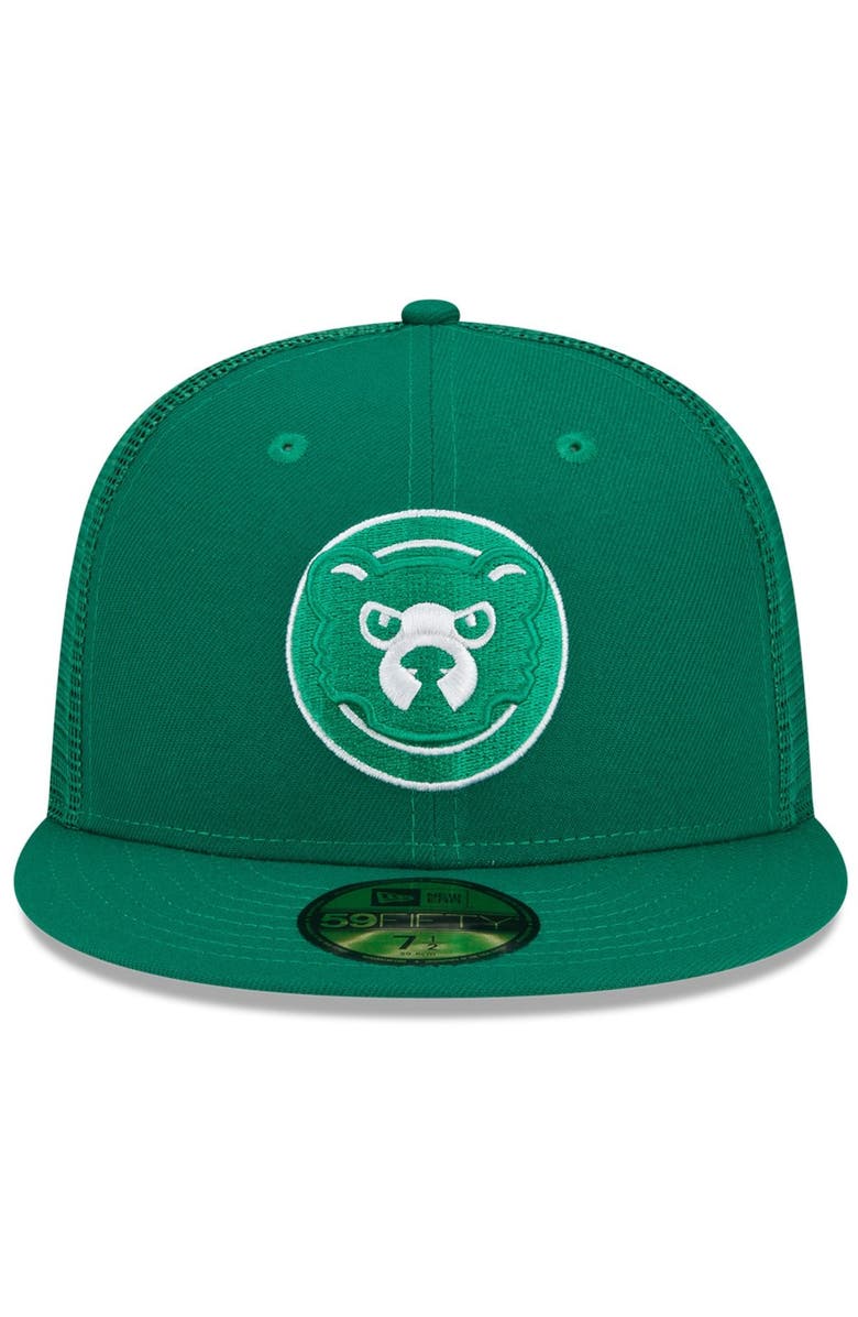 New Era Men's New Era Green Chicago Cubs 2022 St. Patrick's Day 59FIFTY Fitted Hat, Alternate, color, Green
