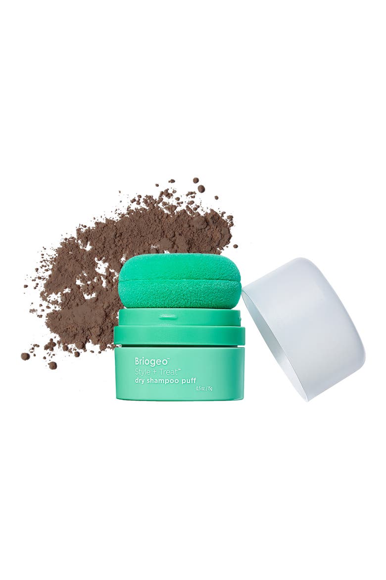 Style + Treat Dry Shampoo Puff, Main, color, BROWN