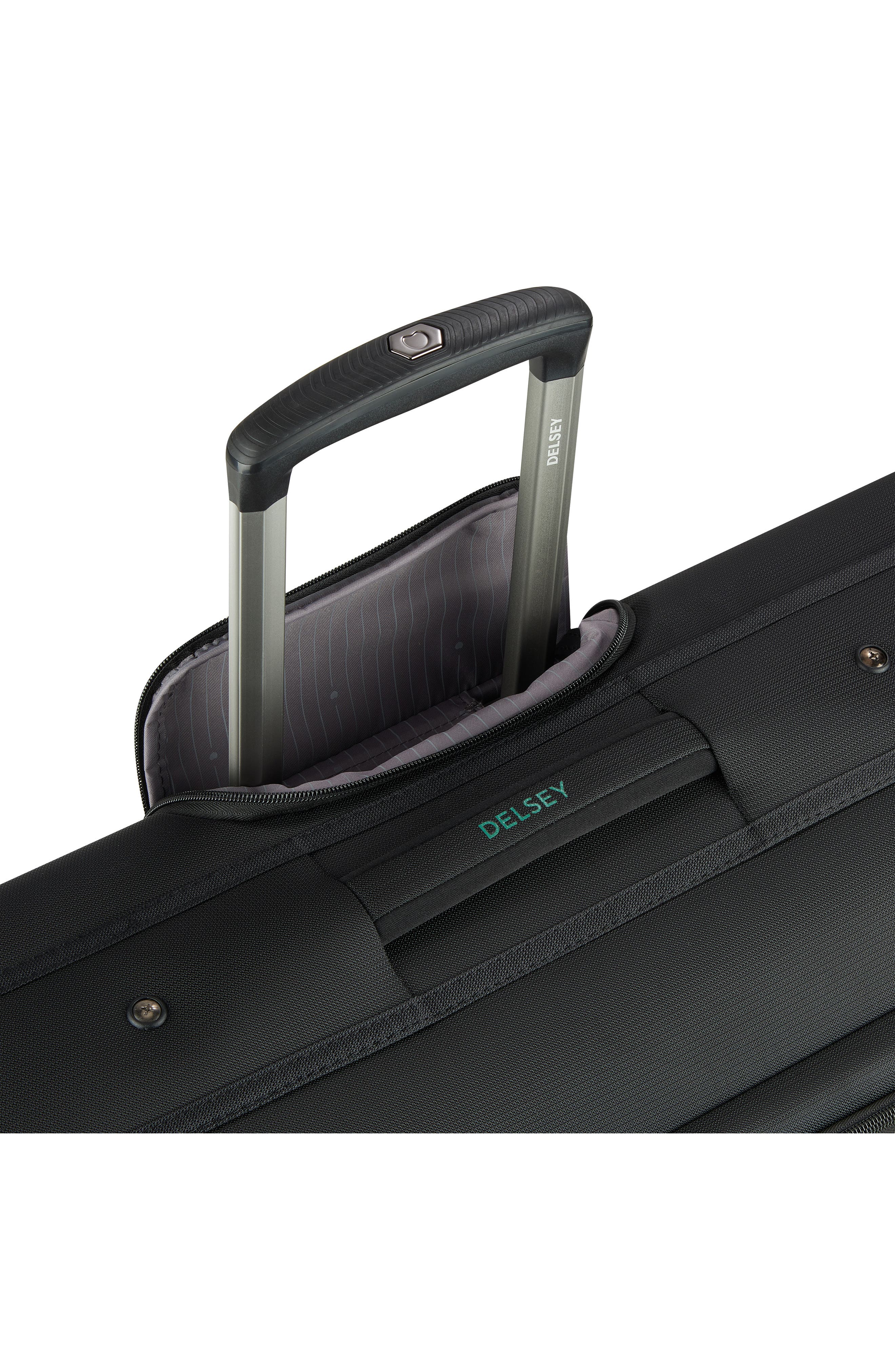 DELSEY Helium DLX Cabin Spinner Carry-On Bag, Alternate, color, Black