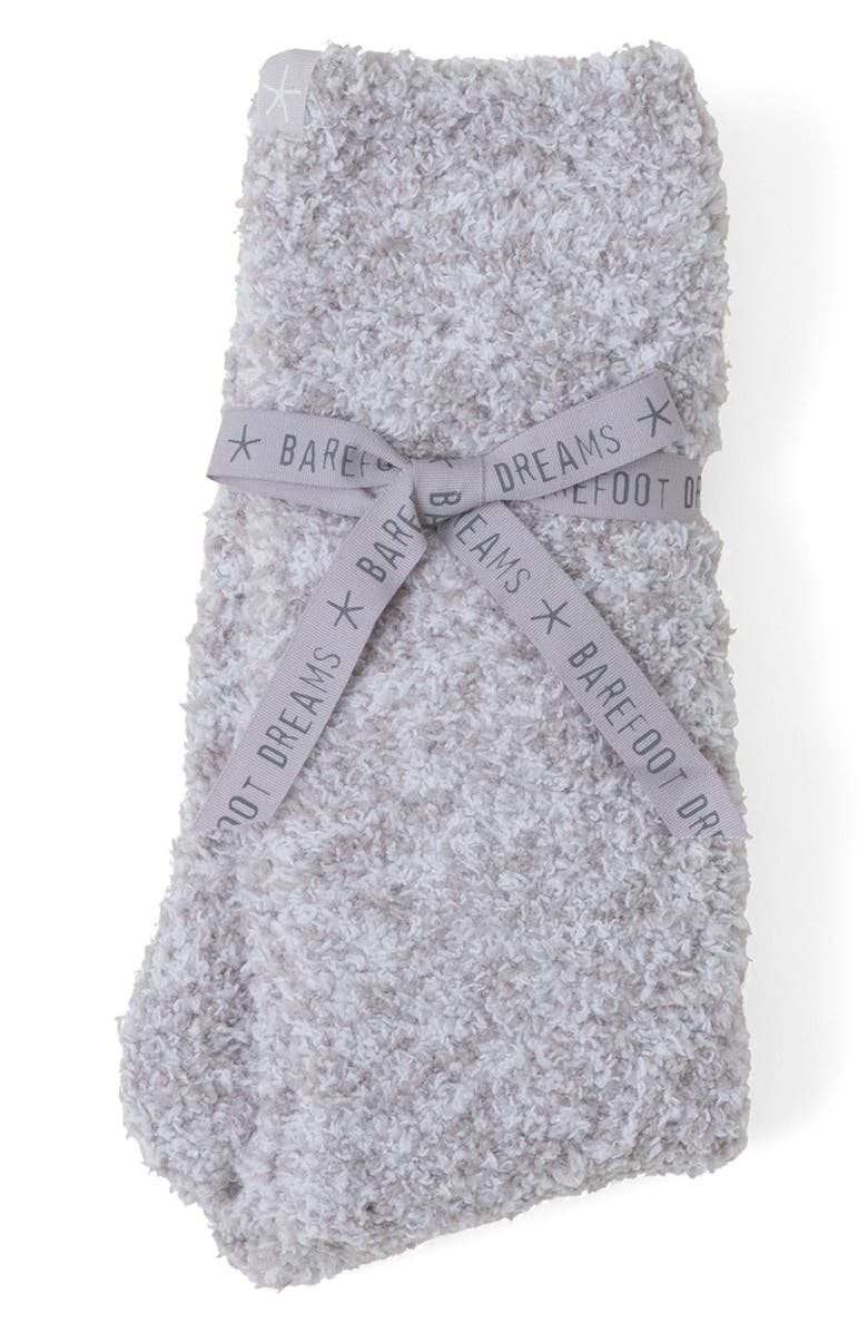 Barefoot Dreams<sup>®</sup> CozyChic<sup>™</sup> Heathered Socks, Alternate, color, Oyster-White