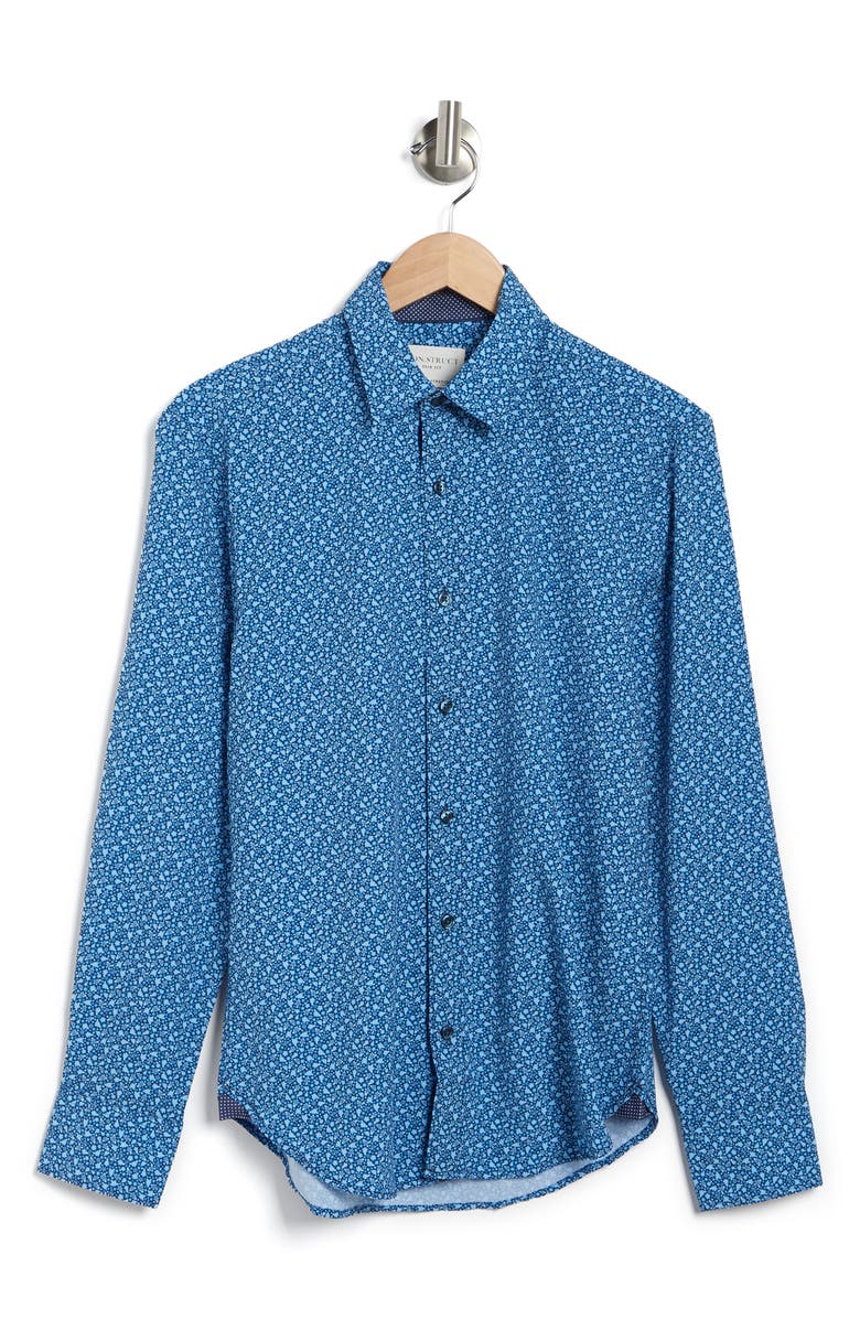 CONSTRUCT Slim Fit Floral 4-Way Stretch Performance Button-Up Shirt, Alternate, color, 