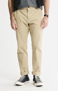 JACHS Cotton Silk Blend Stretch Chino Pants