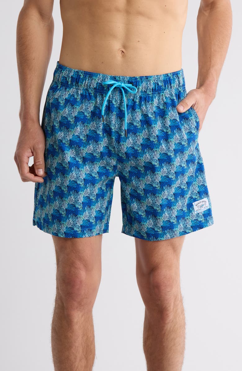 BEACH BROS Colra Overlap Swim Trunks, Main, color,