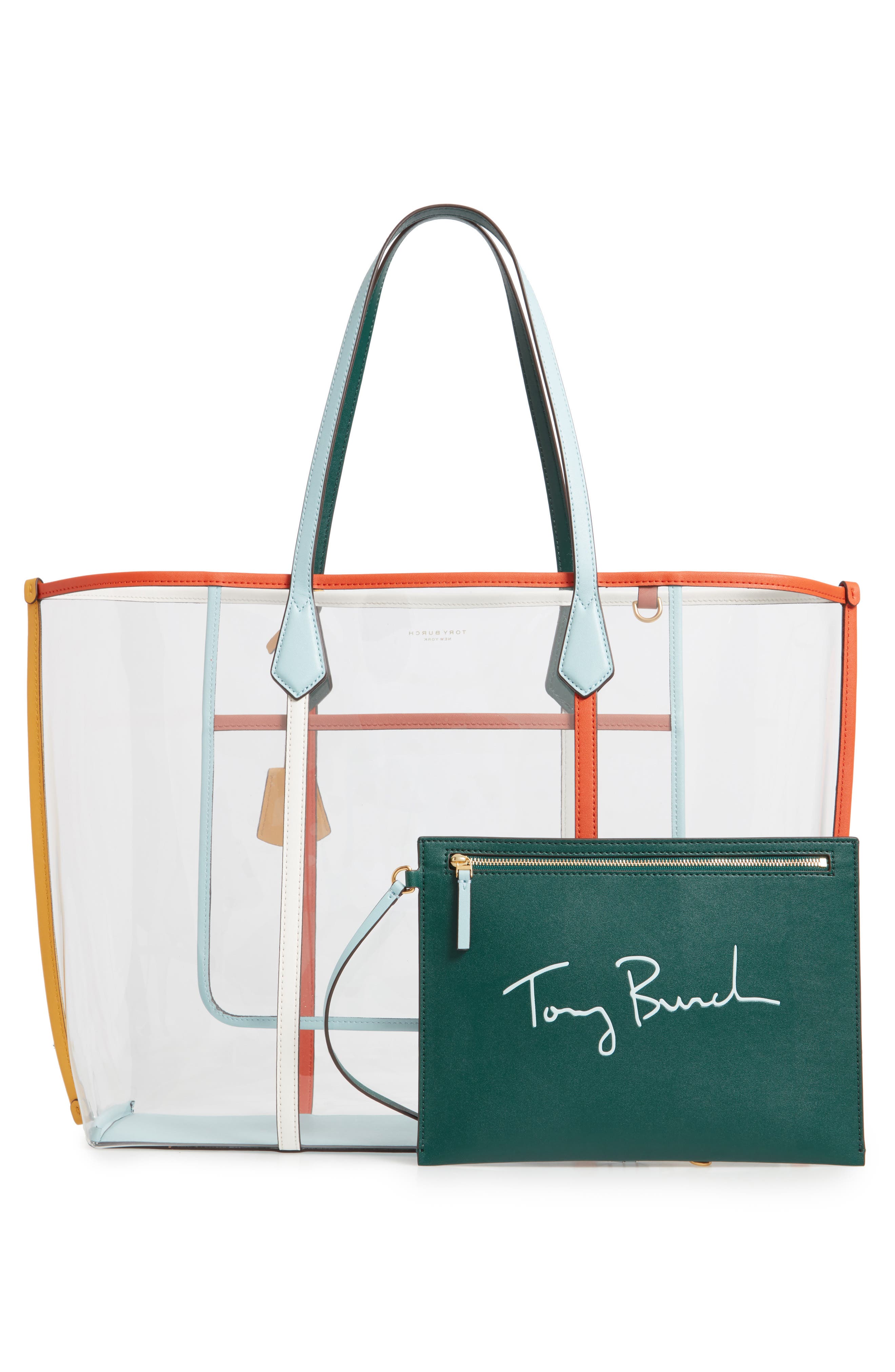 Tory Burch Perry Transparent Tote, Alternate, color, 