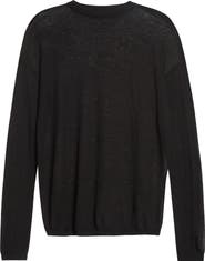 Rick Owens Temple Rivet Sheer Virgin Wool Sweater