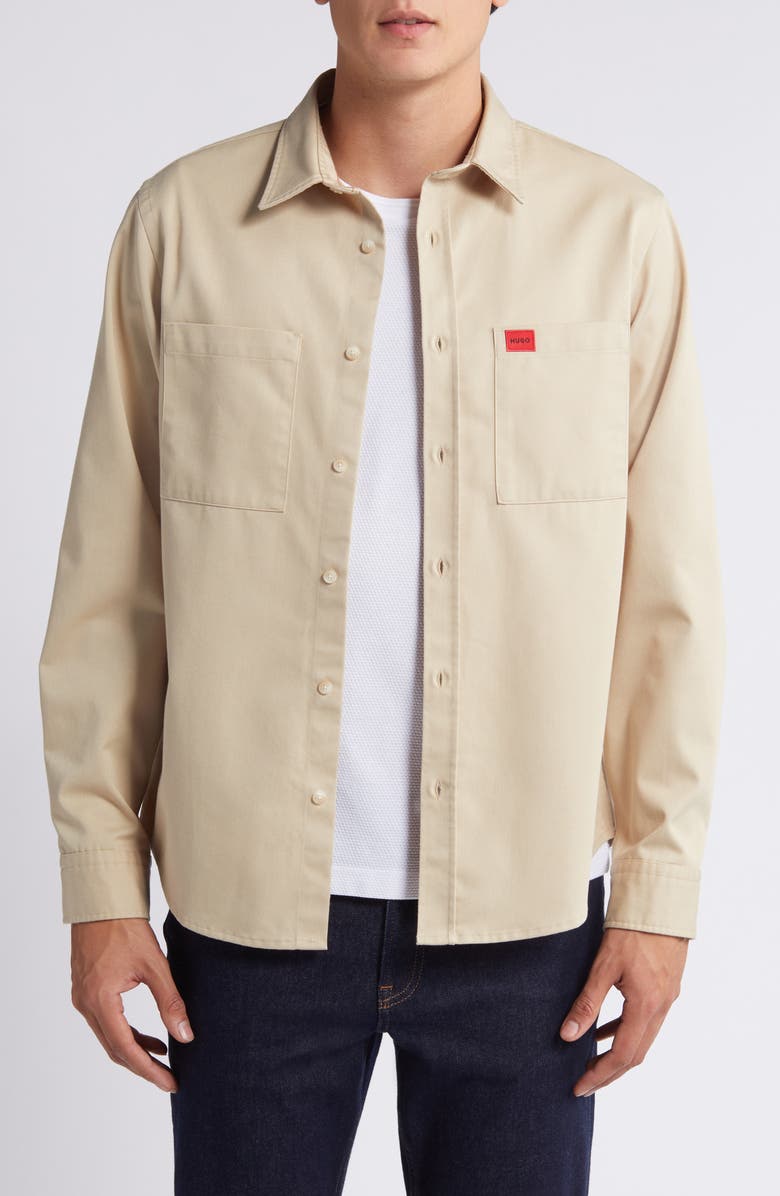 HUGO Egrin Jacket, Main, color, Open Beige