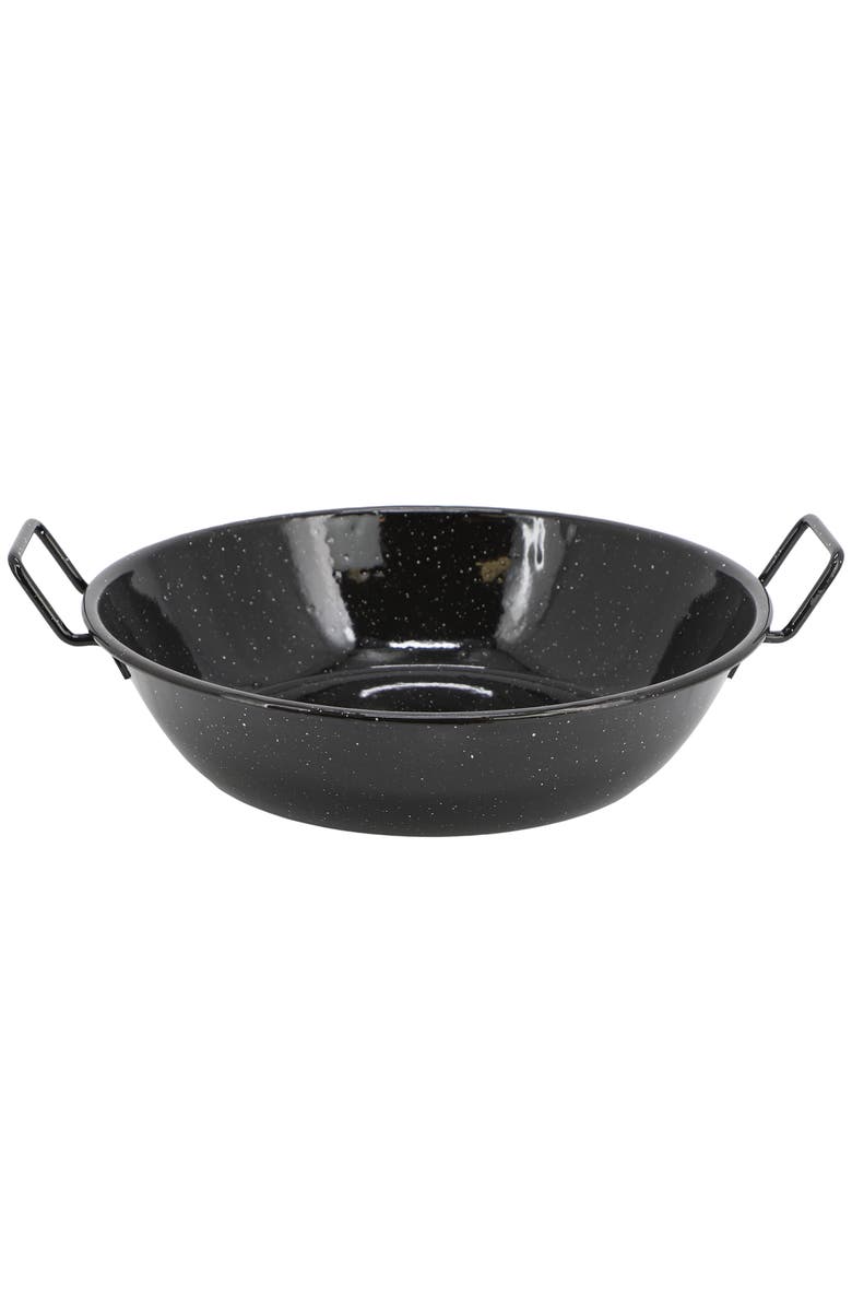 OSTER Castillo 12 Inch Enamel on Steel Paella Pan, Main, color, Black