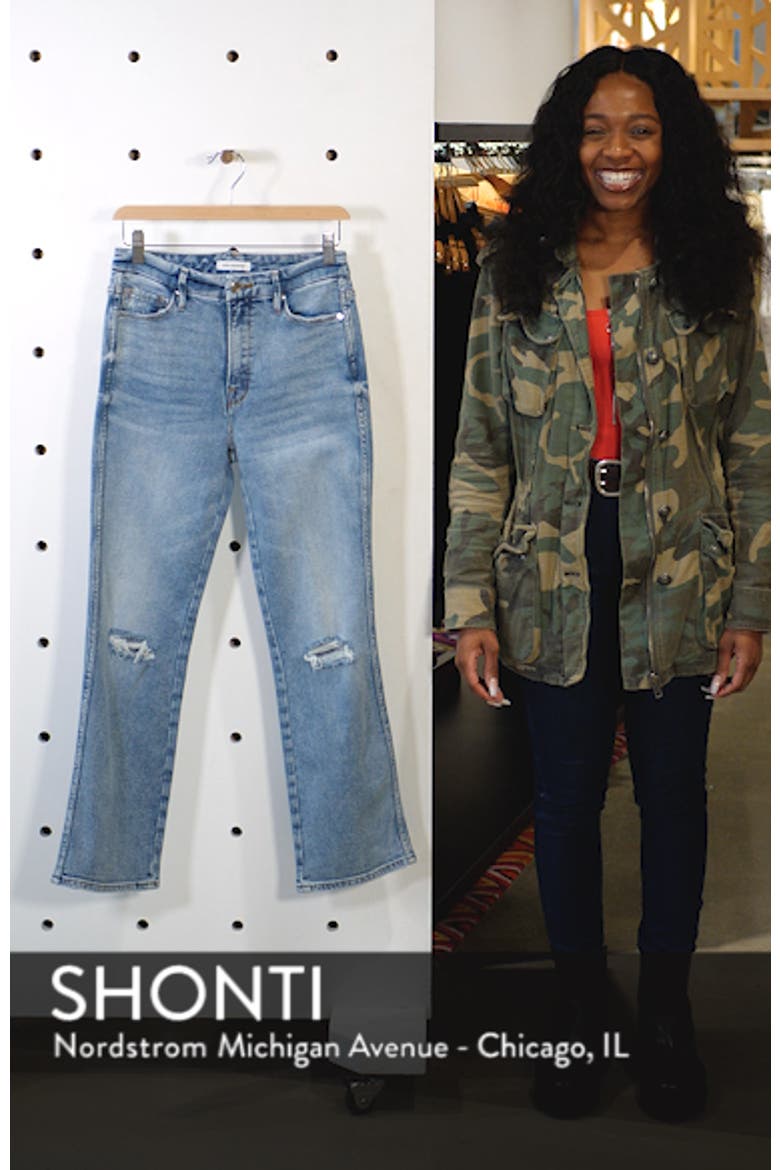 Good Curve High Waist Ankle Straight Leg Jeans video