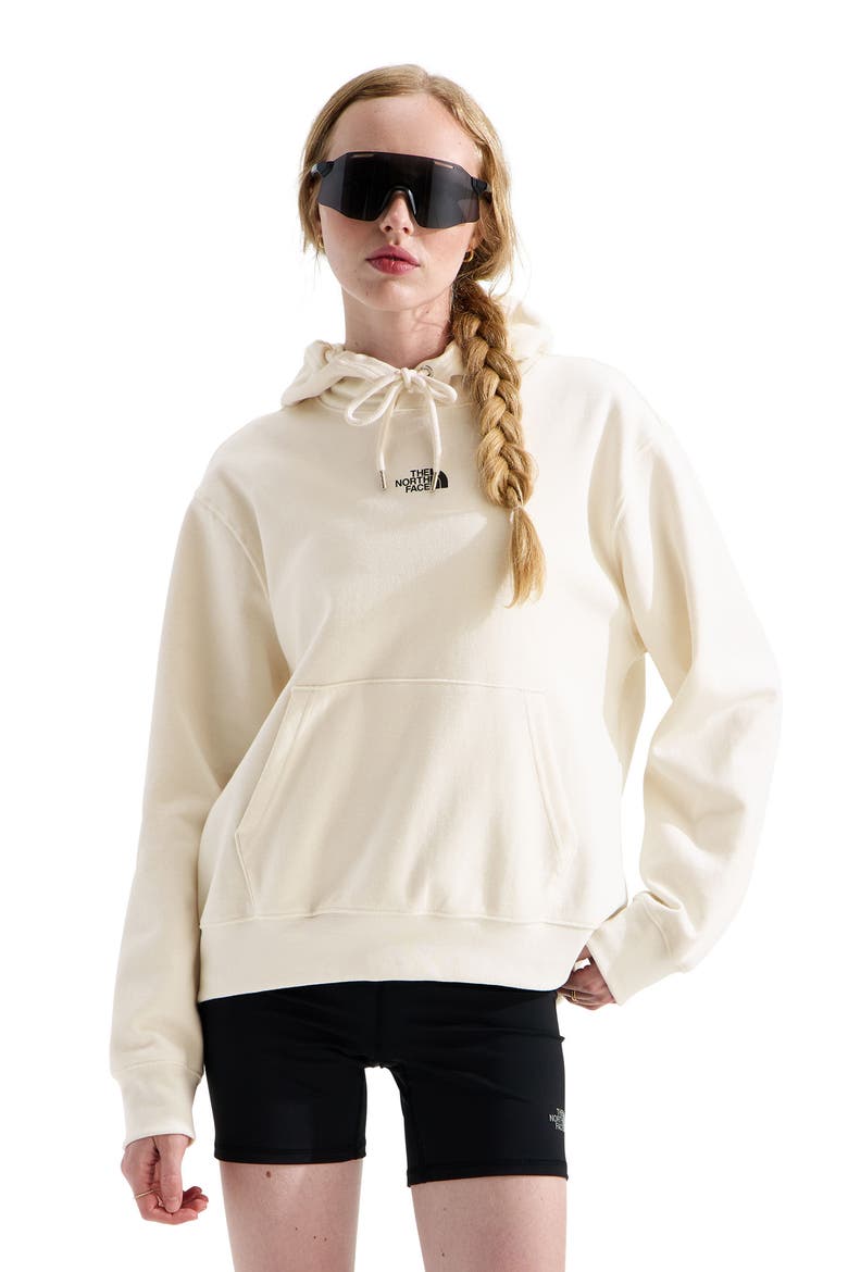 Double Knit Hoodie, Alternate, color, WHITE DUNE