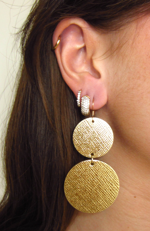 Shop Nickel & Suede Devon Earrings