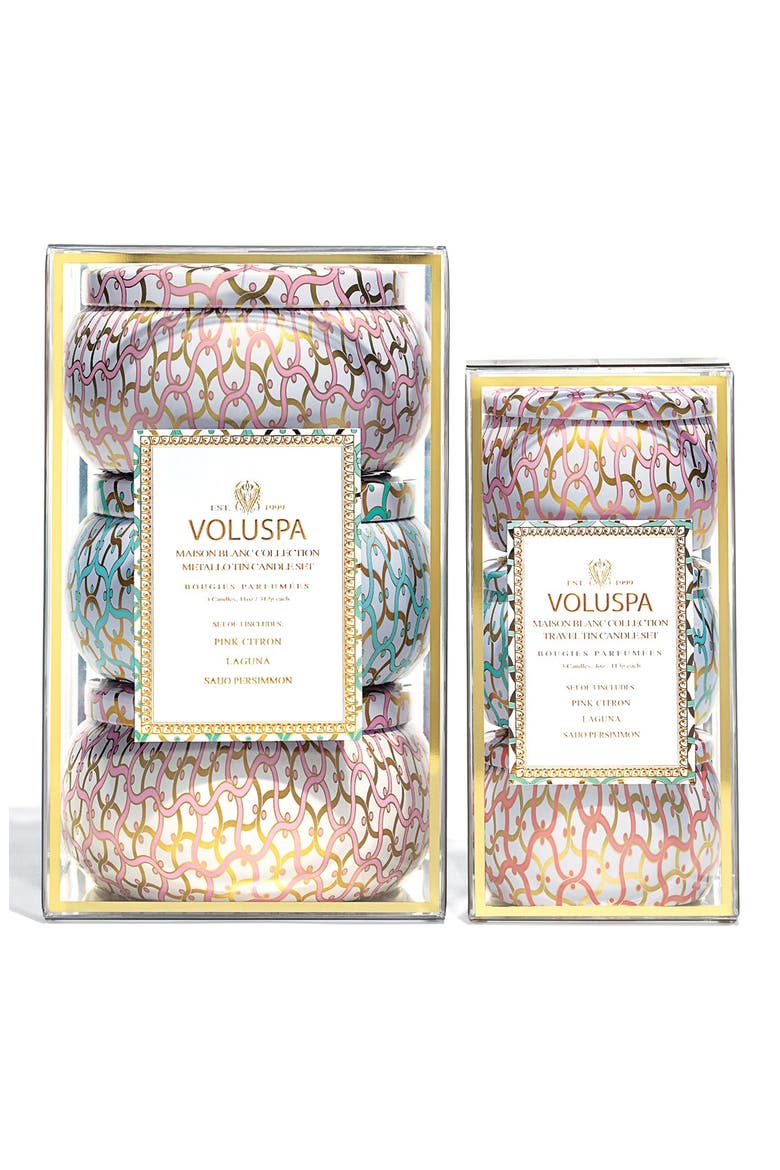 Maison Blanc Two-Wick Tin Candle Trio (Nordstrom Exclusive), Alternate, color, NO COLOR