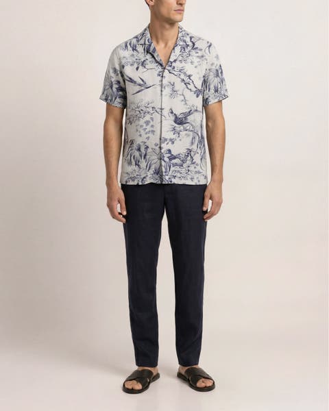 Maitan Relaxed Fit Short Sleeve Cotton Shirt