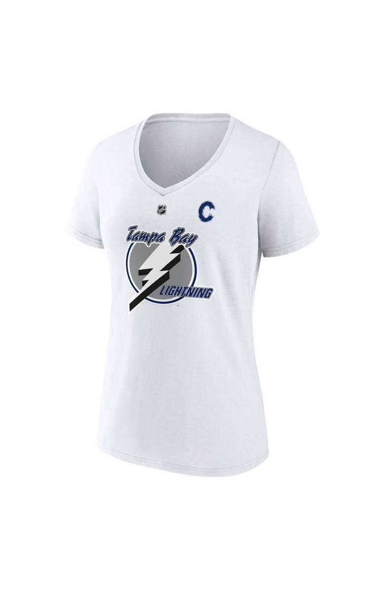 FANATICS Women's Fanatics Branded Steven Stamkos White Tampa Bay Lightning Special Edition 2.0 Name & Number V-Neck T-Shirt, Alternate, color, 