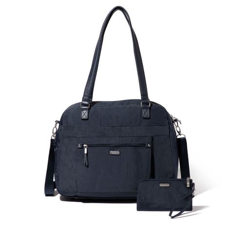 Overnight Expandable Laptop Tote Bag with RFID Wristlet