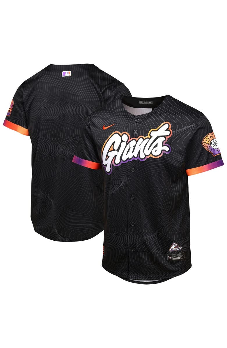 Nike Youth Outerstuff  Anthracite San Francisco Giants 2025 City Connect Limited Jersey, Alternate, color, 