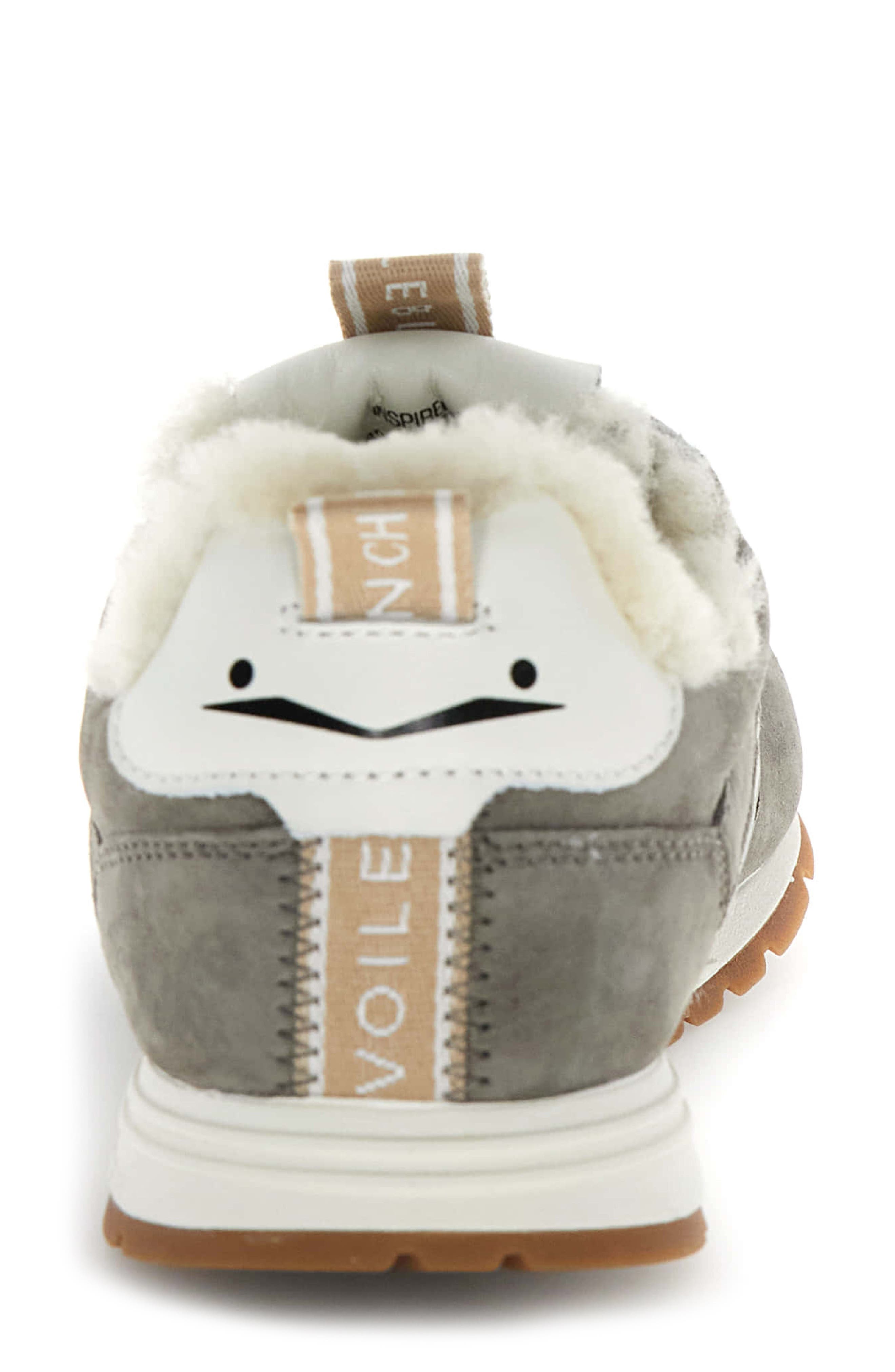 Play Sneaker with Genuine Shearling Trim, Alternate, color, CHARCOAL