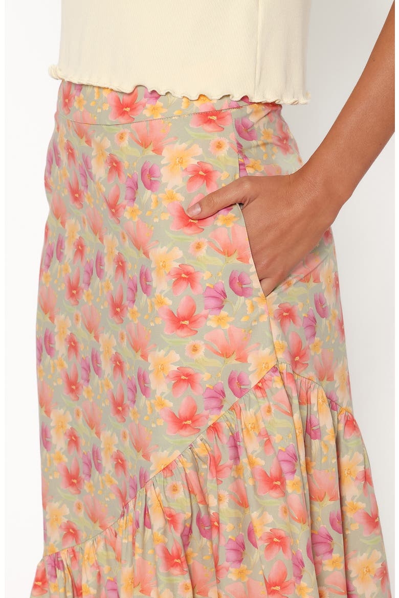 Shelbie Maxi Skirt, Alternate, color, SAGE WILDFLOWER