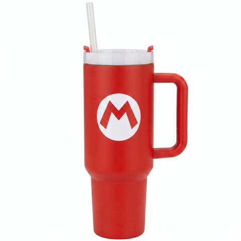 Super Mario Mario Icon 40 Oz Tumbler
