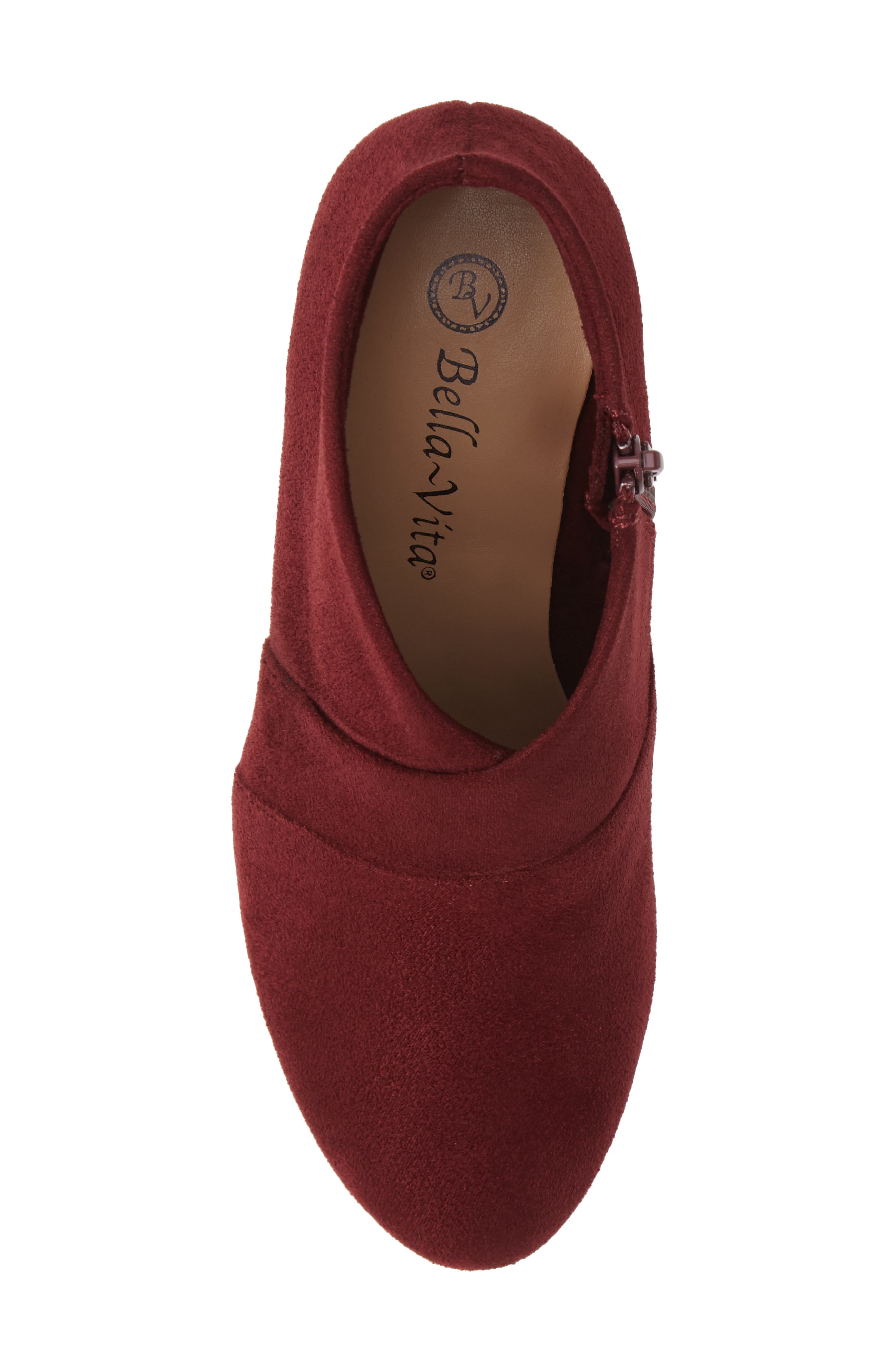 Kira II Bootie, Alternate, color, BURGUNDY FAUX LEATHER
