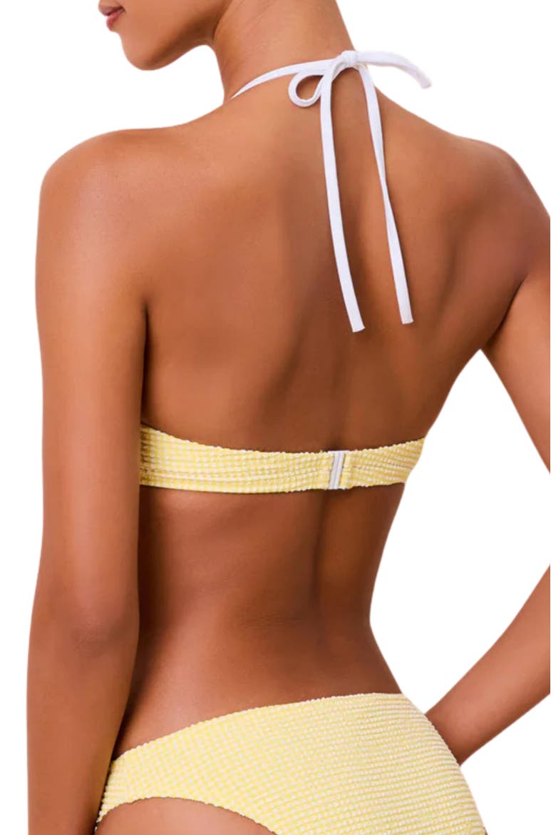 The Lolita Halter Bikini Top, Alternate, color, CITRINA