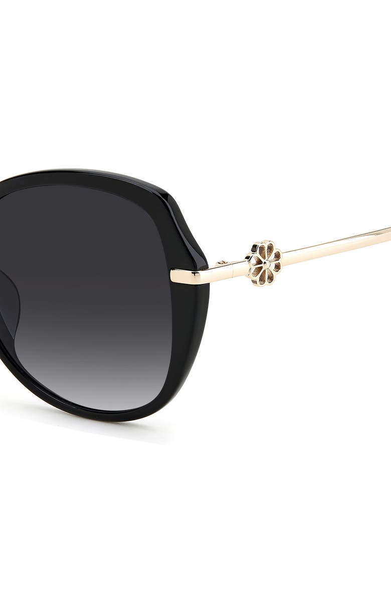 Kate Spade New York taliyahgs 57mm round sunglasses, Alternate, color, 