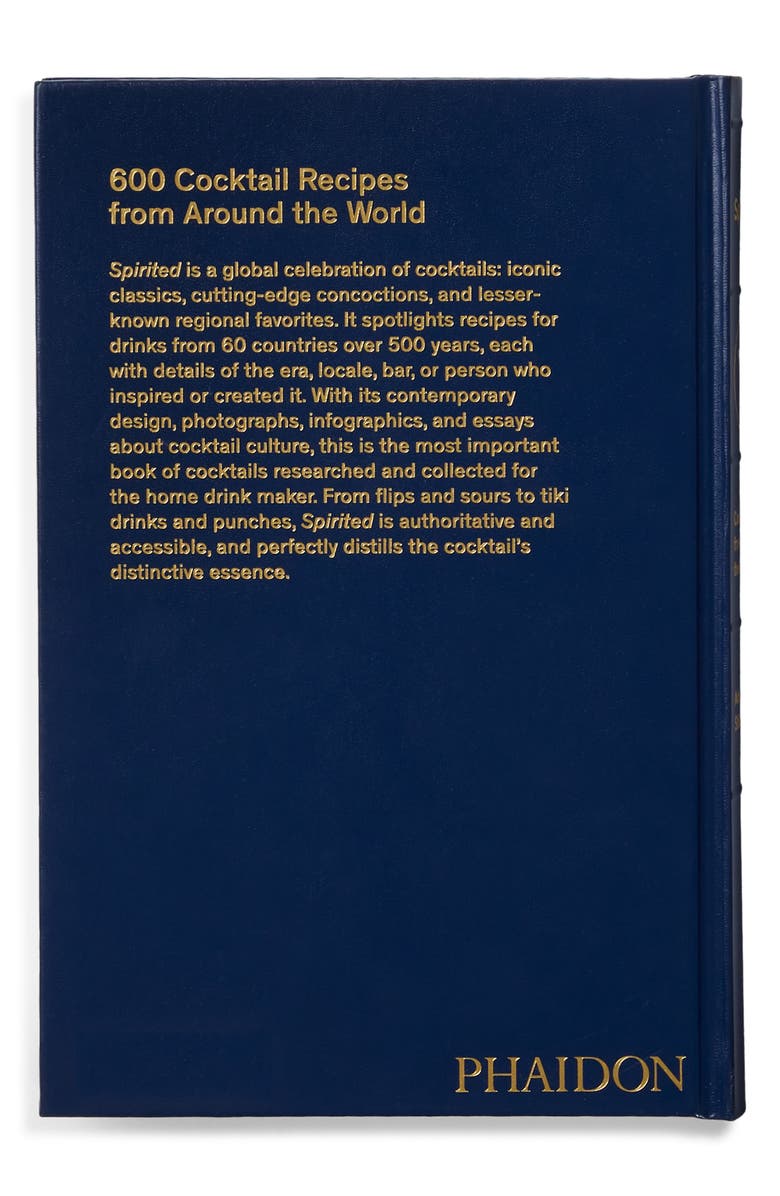 Phaidon Press 'Spirited: Cocktails from Around the World' Recipe Book, Alternate, color, Blue