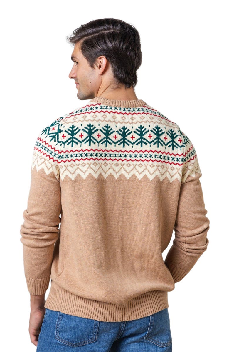 Hope & Henry Men's Organic Fair Isle Sweater, Alternate, color,