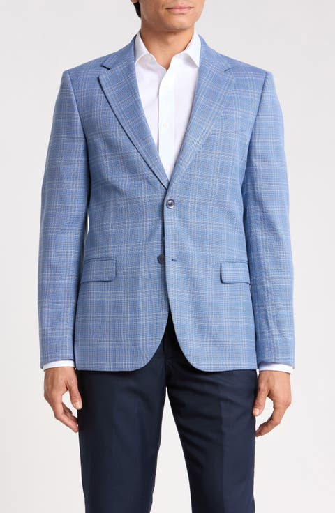 Plaid Stretch Sport Coat