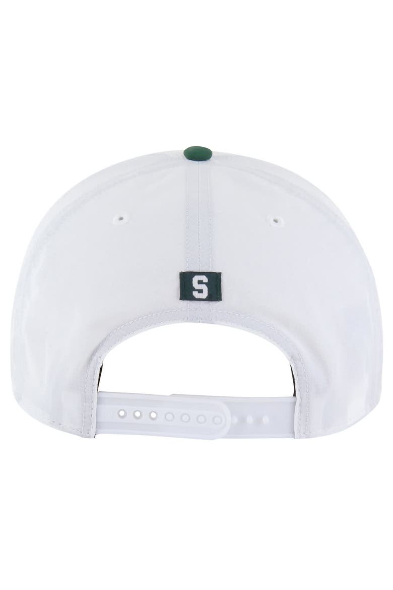 Men's '47  White Michigan State Spartans Lineman Hitch brrr° Adjustable Hat, Alternate, color, White