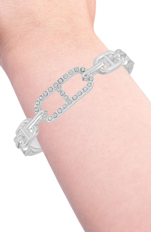 Guess Mariner Link Bracelet In Metallic