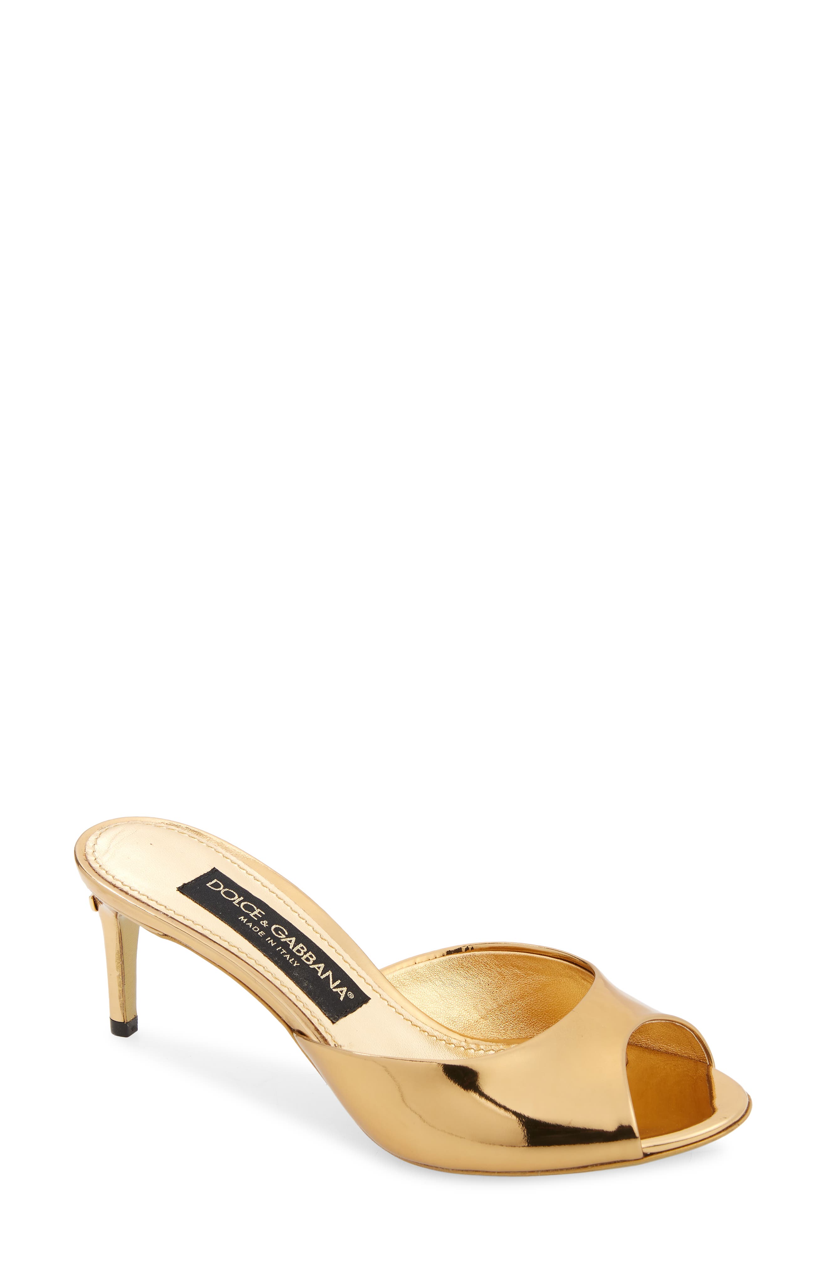 Dolce&Gabbana Kiera Kitten Heel Mule Sandal, Main, color, 