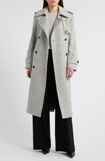 Alba Wool Blend Double Breasted Coat