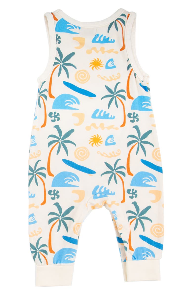 Miki Miette Drew Sleeveless Stretch Cotton Romper, Alternate, color, 