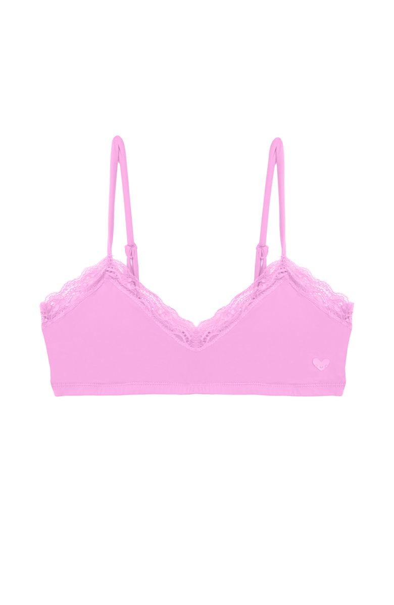 Cheeky Cherry Ultra Smooth Lace Scoop Bralette, Alternate, color, 