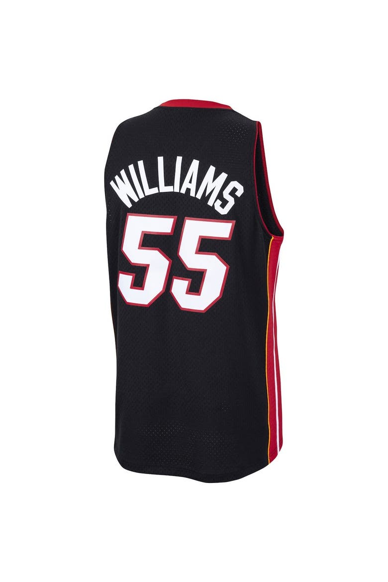 Men's Mitchell & Ness Jason Williams Black Miami Heat 2005/06 Hardwood Classics Swingman Jersey, Alternate, color, Black
