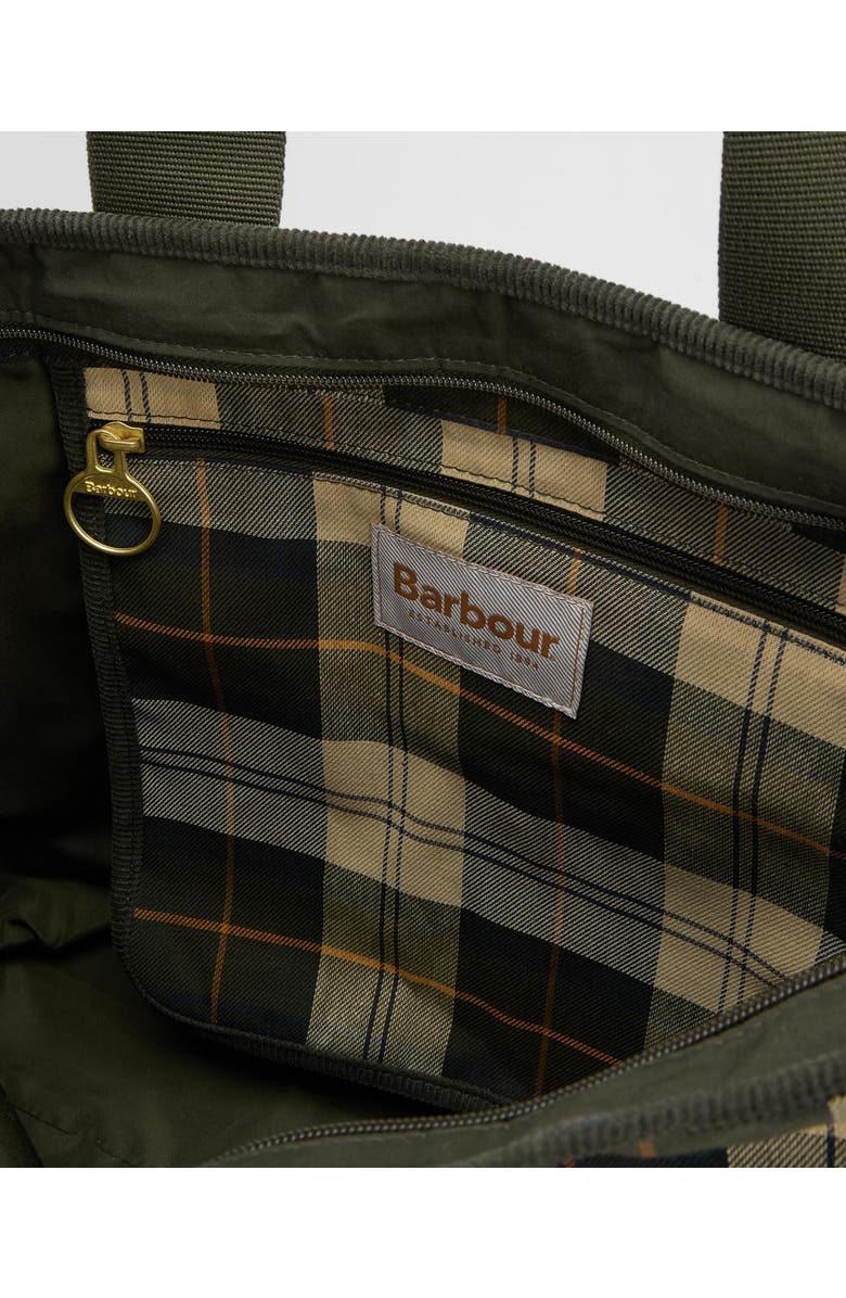 Barbour Mya Patchwork Cotton Tote, Alternate, color, Sage/ Ancient