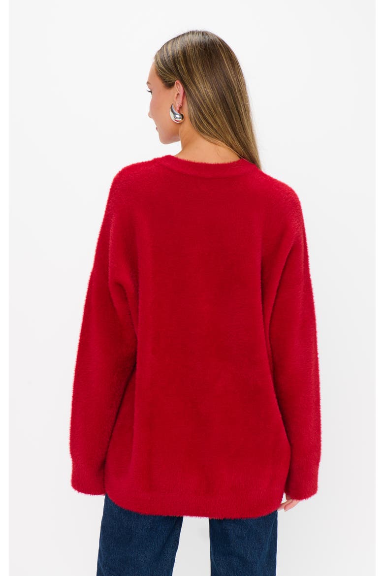 Classic Crewneck Sweater, Alternate, color, Twas The Night Knit