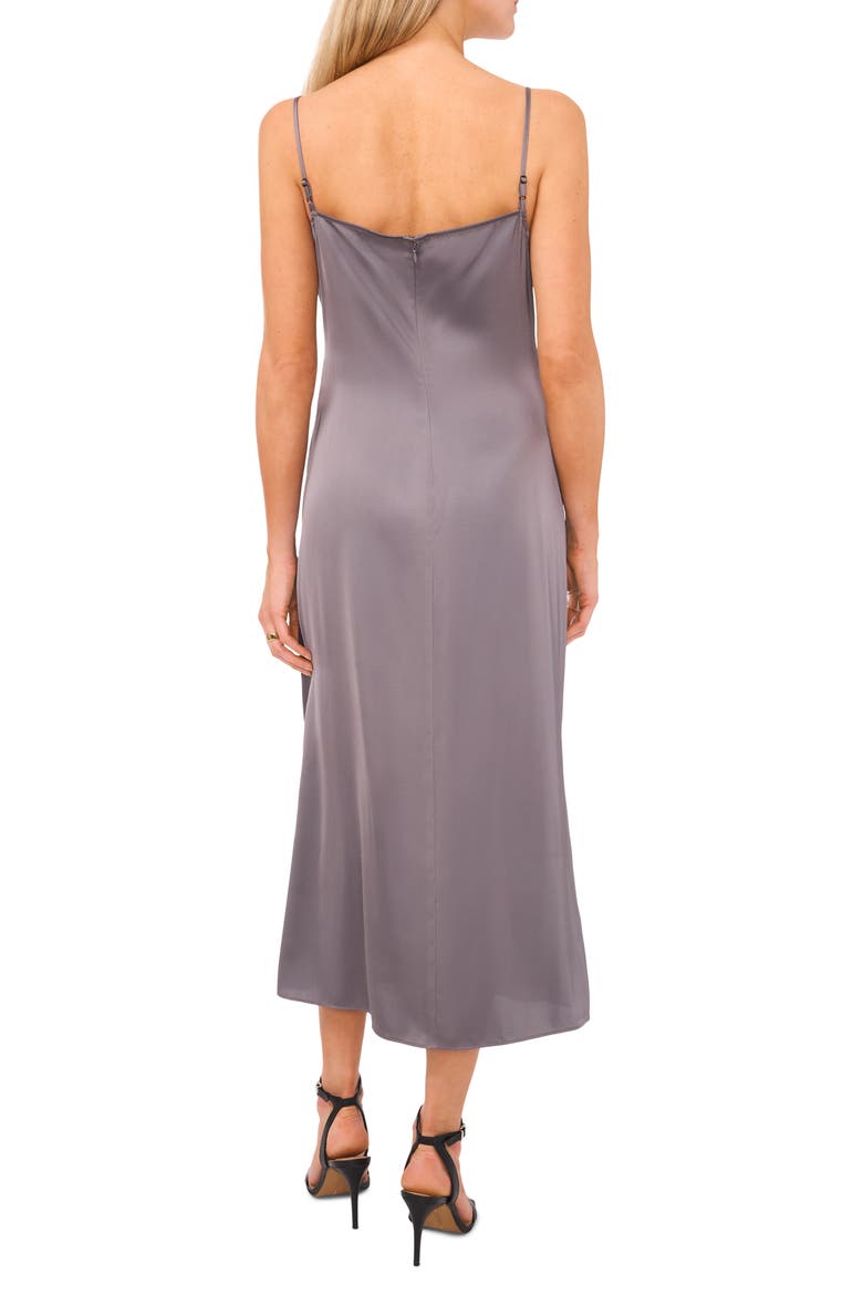 Cowl Neck Satin Slipdress, Alternate, color, QUIET SHADE GREY