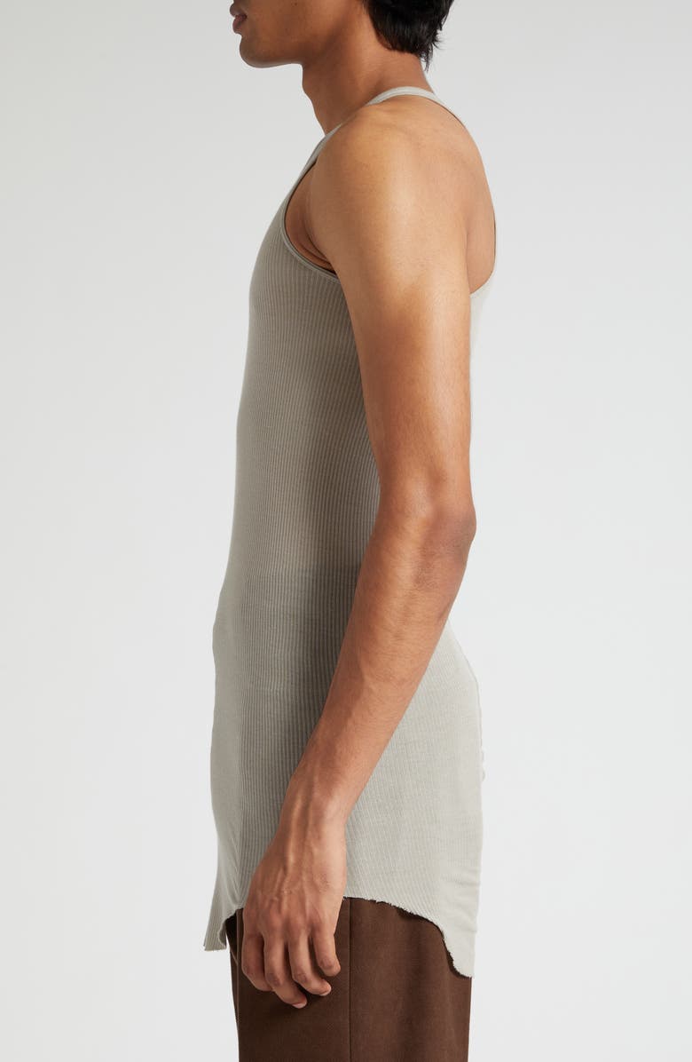 Rick Owens Rib Long Tank, Alternate, color, Pearl
