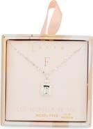 Leith Initial Pendant Necklace