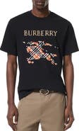 Burberry Cross Stitch Knight Cotton T-shirt