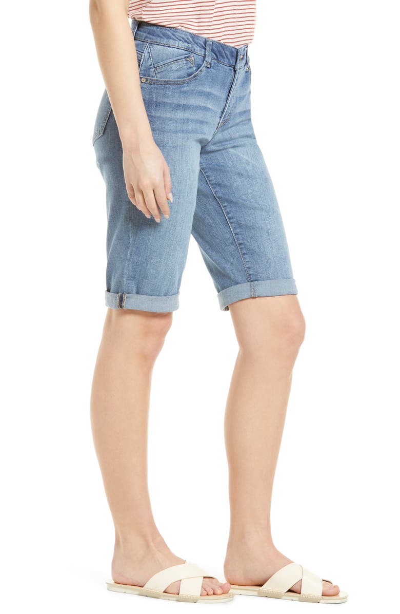 Wit & Wisdom 'Ab'Solution Cuffed Denim Shorts, Alternate, color,
