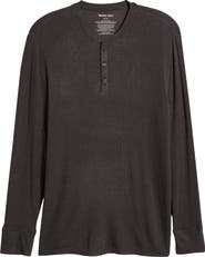 Tommy John Long Sleeve Henley Lounge Shirt