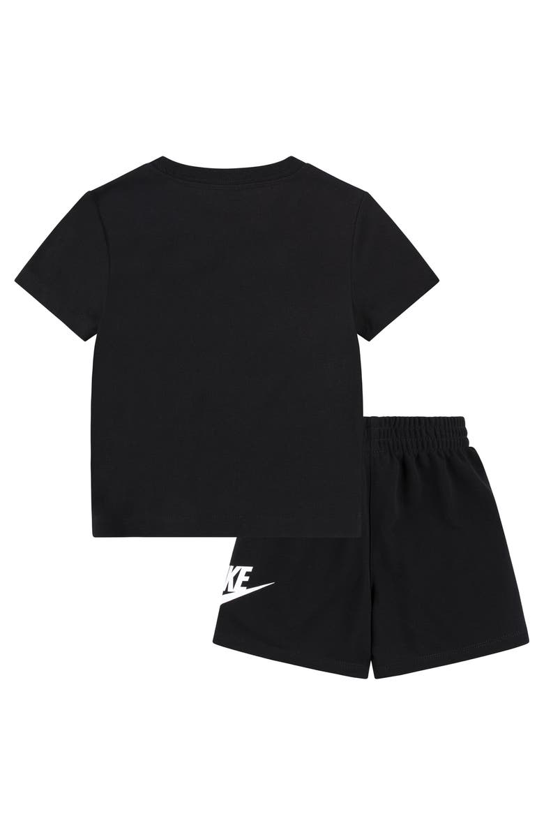 Nike Kids' Club Logo Graphic T-Shirt & Shorts Set, Alternate, color, Black