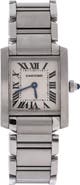 Pre-Owned Cartier Tank Francaise Quartz Watch Stainless Steel 20