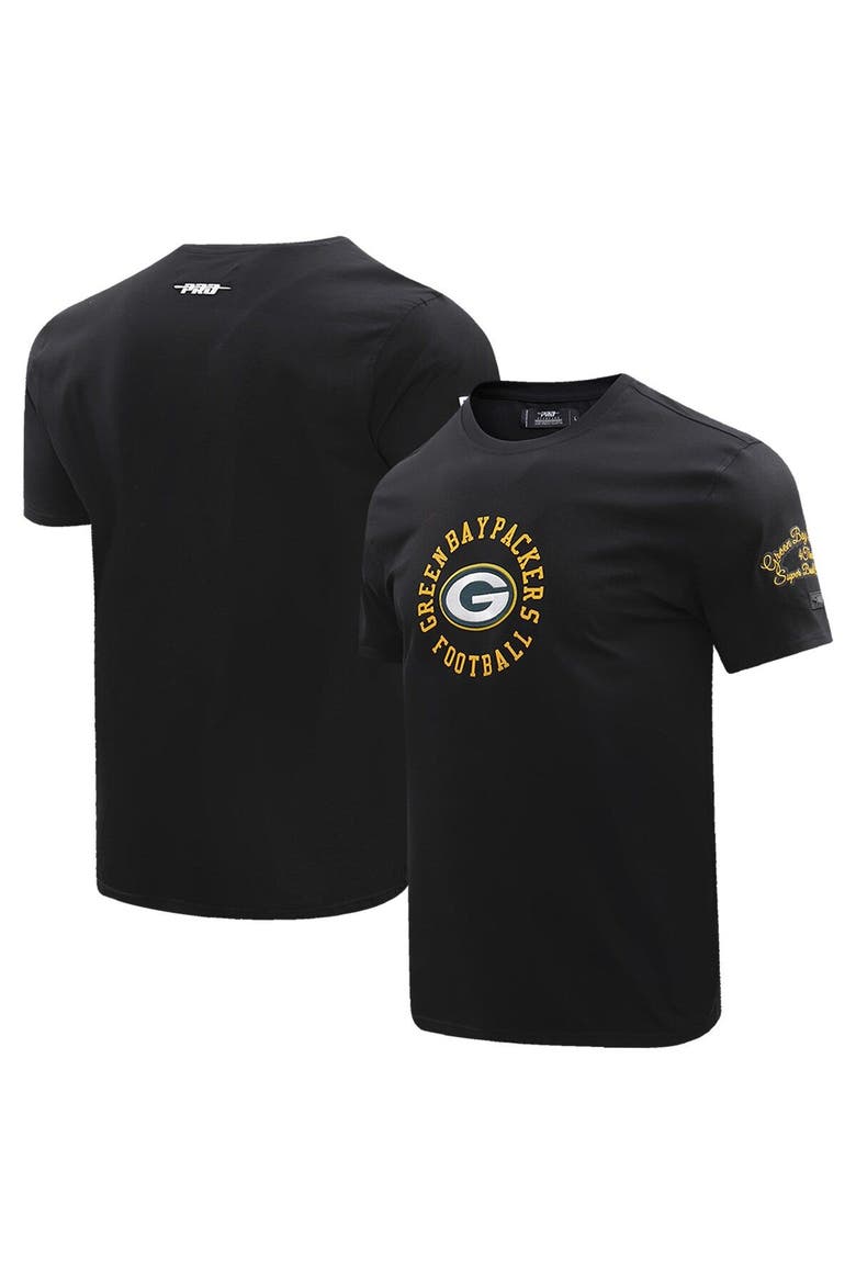 Men's Pro Standard Black Green Bay Packers Hybrid T-Shirt, Main, color, Black