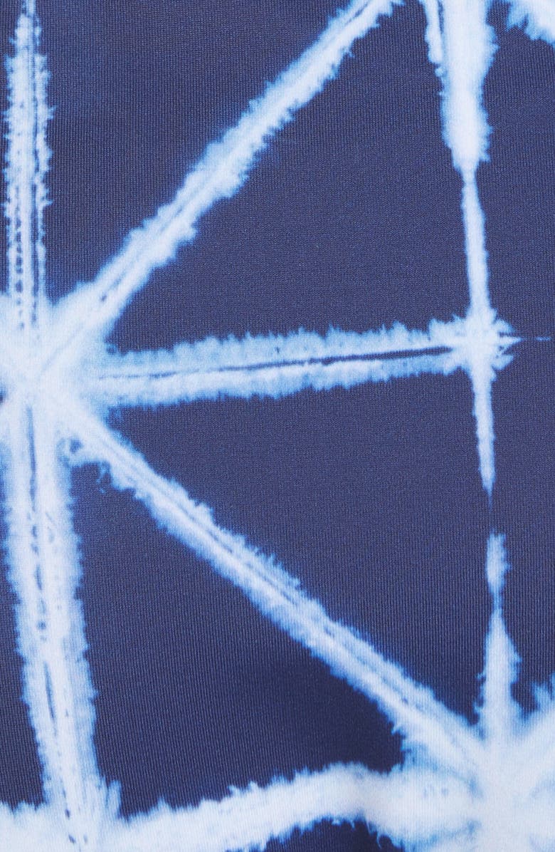 Lafayette 148 New York Shibori Tie Dye Twist Detail Bikini Top, Alternate, color,