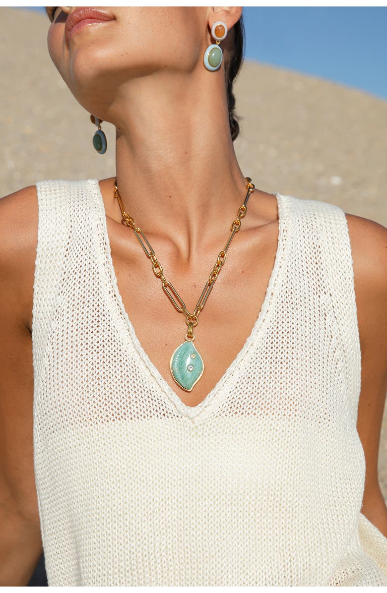 Lizzie Fortunato Papaya Drop Earrings, Alternate, color, 